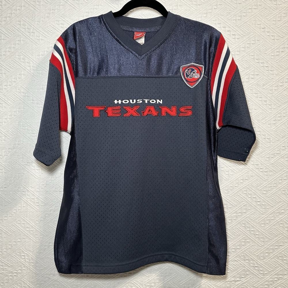 Vintage Y2K 2002 Established‎ NFL Jersey OF THE HOUSTON TEXANS Youth Large 16/18